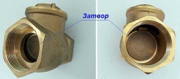 Этот обратный клапан используют в гравитационных системах отопления 
