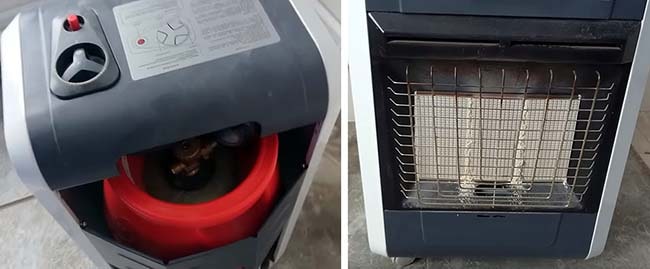 Газовая печь с баллоном