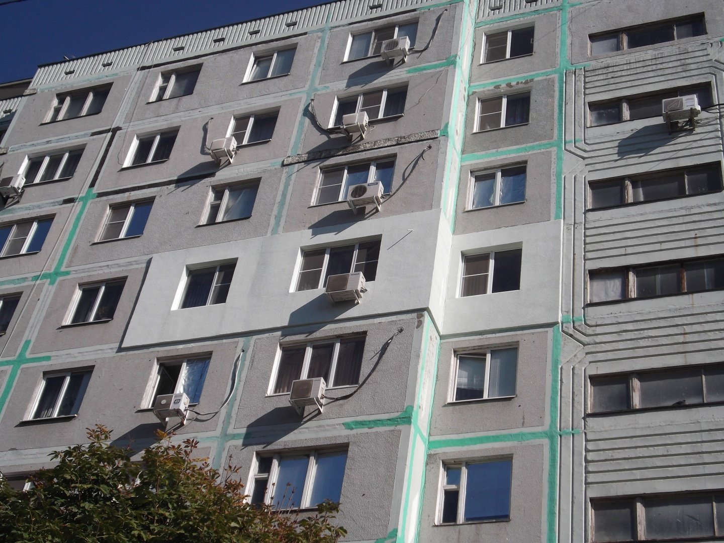 Наружное утепление панельного дома
