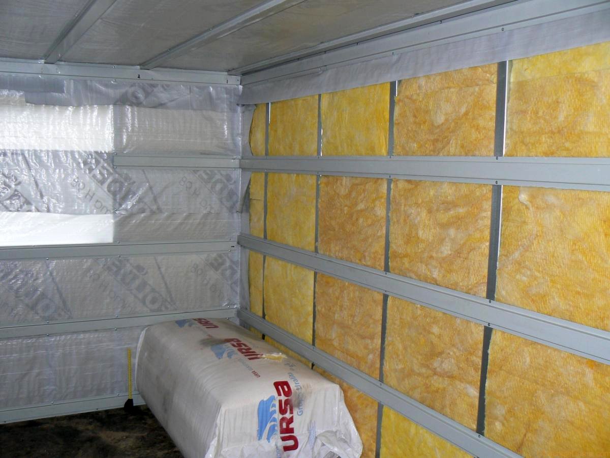 Технология утепления каркасной бани