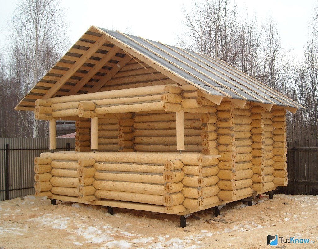 Недорогое утепление крыши бани